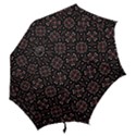 Dark Seamless Gemoetric Print Mosaic Hook Handle Umbrellas (Small) View2