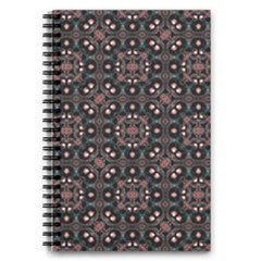 Dark Seamless Gemoetric Print Mosaic 5 5  X 8 5  Notebook by dflcprintsclothing