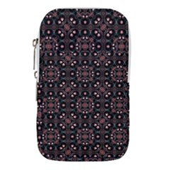 Dark Seamless Gemoetric Print Mosaic Waist Pouch (large) by dflcprintsclothing
