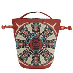 Grateful-dead-pacific-northwest-cover Drawstring Bucket Bag by Sapixe