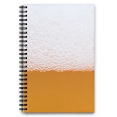Beer Foam Bubbles Alcohol  Glass 5 5  X 8 5  Notebook by Amaryn4rt
