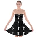 Elder Futhark Rune Set Collected Inverted Strapless Bra Top Dress View1