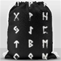 Elder Futhark Rune Set Collected Inverted Drawstring Bag (Large) View2