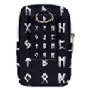 Elder Futhark Rune Set Collected Inverted Belt Pouch Bag (Small) View2