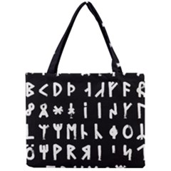 Complete Dalecarlian Rune Set Inverted Mini Tote Bag by WetdryvacsLair