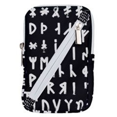 Complete Dalecarlian Rune Set Inverted Belt Pouch Bag (small) by WetdryvacsLair