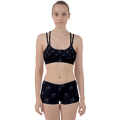 Arfican Head Sculpture Motif Print Pattern Perfect Fit Gym Set by dflcprintsclothing