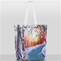 Paysage D hiver Full Print Rope Handle Tote (Small) View1