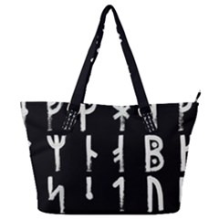 Medieval Runes Collected Inverted Complete Full Print Shoulder Bag by WetdryvacsLair