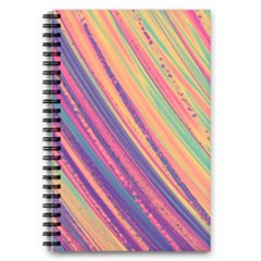 Colorful Stripes 5 5  X 8 5  Notebook by Dazzleway