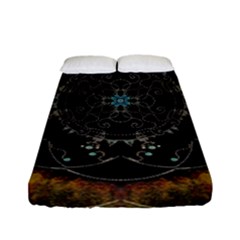 Mandala - 0005 - The Pressing Fitted Sheet (full/ Double Size) by WetdryvacsLair