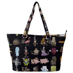 Glitch Glitchen Npc Animals And Characters Pattern Full Print Shoulder Bag by WetdryvacsLair