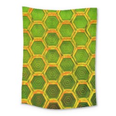 Hexagon Windows Medium Tapestry by essentialimage