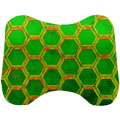 Hexagon Windows Head Support Cushion by essentialimage