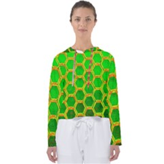 Hexagon Windows Women s Slouchy Sweat by essentialimage