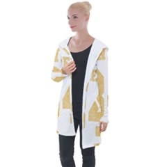 Orwell 84 Longline Hooded Cardigan by Valentinaart