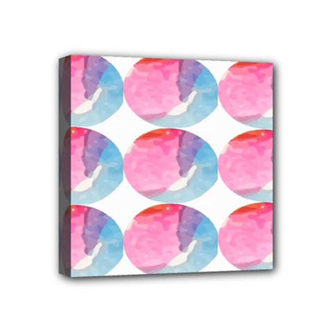 Colorful Mini Canvas 4  X 4  (stretched) by Sparkle