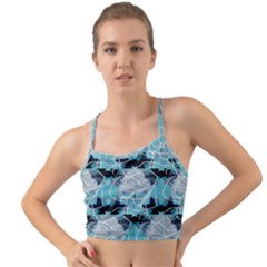Digital Waves Mini Tank Bikini Top by Sparkle