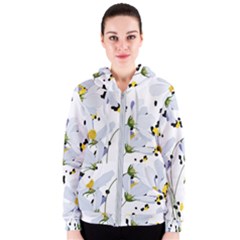 Tree Poppies  Women s Zipper Hoodie by Sobalvarro