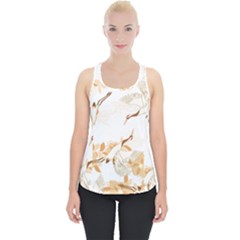Birds And Flowers  Piece Up Tank Top by Sobalvarro