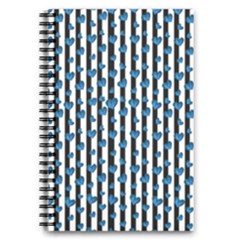 Blue Hearts 5 5  X 8 5  Notebook by designsbymallika