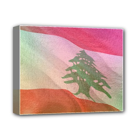 Lebanon Deluxe Canvas 14  X 11  (stretched) by AwesomeFlags