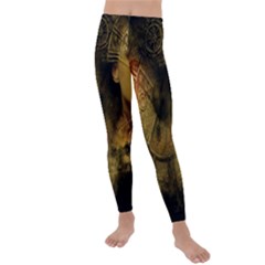 Surreal Steampunk Queen From Fonebook Kids  Lightweight Velour Leggings by 2853937