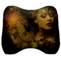 Surreal Steampunk Queen From Fonebook Velour Head Support Cushion View1