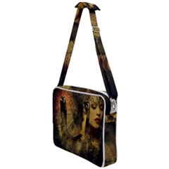Surreal Steampunk Queen From Fonebook Cross Body Office Bag by 2853937