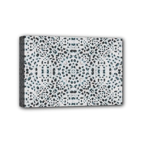 Dots Motif Geometric Print Design Mini Canvas 6  X 4  (stretched) by dflcprintsclothing