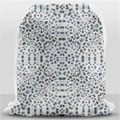 Dots Motif Geometric Print Design Drawstring Bag (large) by dflcprintsclothing