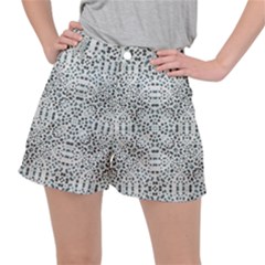 Dots Motif Geometric Print Design Ripstop Shorts by dflcprintsclothing