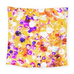 Summer Sequins Square Tapestry (large) by essentialimage