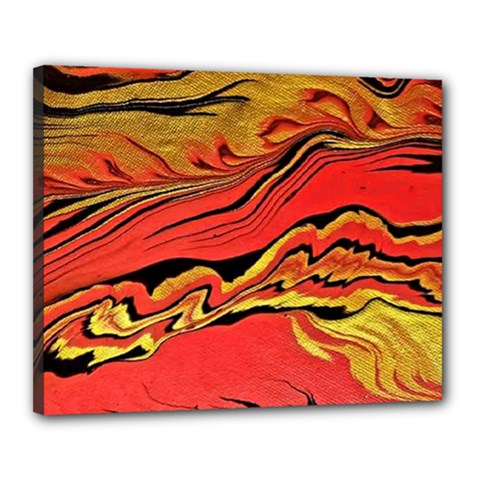 Warrior s Spirit Canvas 20  X 16  (stretched) by BrenZenCreations