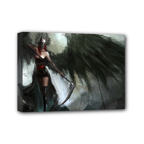 Angell Of The Scythe Mini Canvas 7  X 5  (stretched) by 2853937