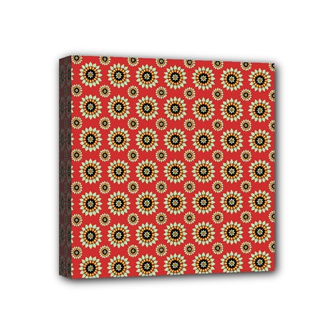 Digital Flowers Mini Canvas 4  X 4  (stretched) by Sparkle