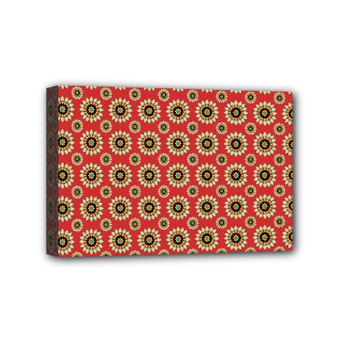 Digital Flowers Mini Canvas 6  X 4  (stretched) by Sparkle