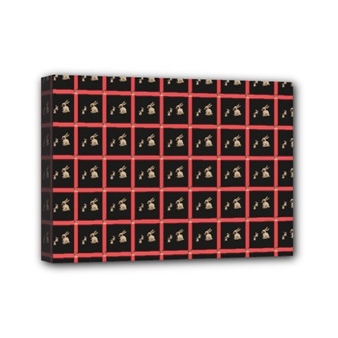 Grill Blocks Mini Canvas 7  X 5  (stretched) by Sparkle