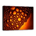 Bubbles Abstract Art Gold Golden Canvas 16  x 12  (Stretched) View1
