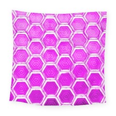 Hexagon Windows  Square Tapestry (large) by essentialimage365