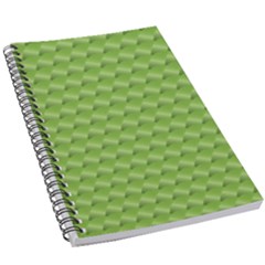 Green Pattern Ornate Background 5 5  X 8 5  Notebook by Dutashop