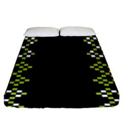 Pattern Background Vector Seamless Fitted Sheet (king Size) by Dutashop