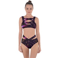 Background Abstract Star Bandaged Up Bikini Set  by Dutashop