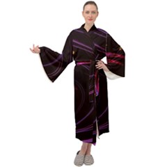 Background Abstract Star Maxi Velour Kimono by Dutashop