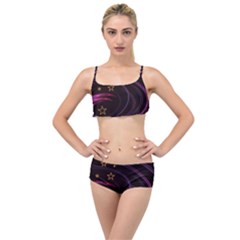 Background Abstract Star Layered Top Bikini Set by Dutashop