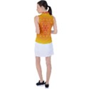 Fractal Yellow Orange Women s Sleeveless Polo Tee View2