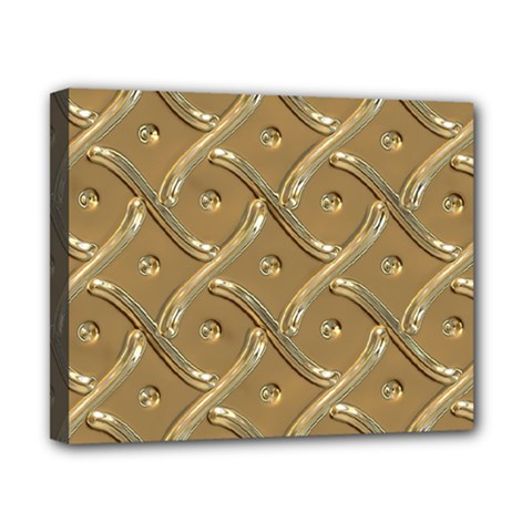 Gold Background Modern Canvas 10  X 8  (stretched) by Dutashop