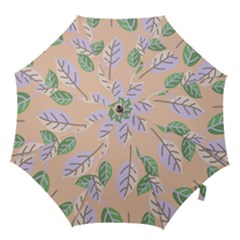 Leaf Pink Hook Handle Umbrellas (large) by Dutashop
