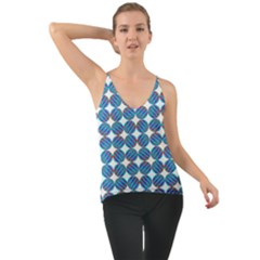 Geometric Dots Pattern Chiffon Cami by Dutashop
