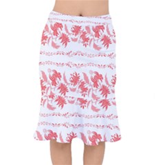 Folk Ornament Short Mermaid Skirt by Eskimos